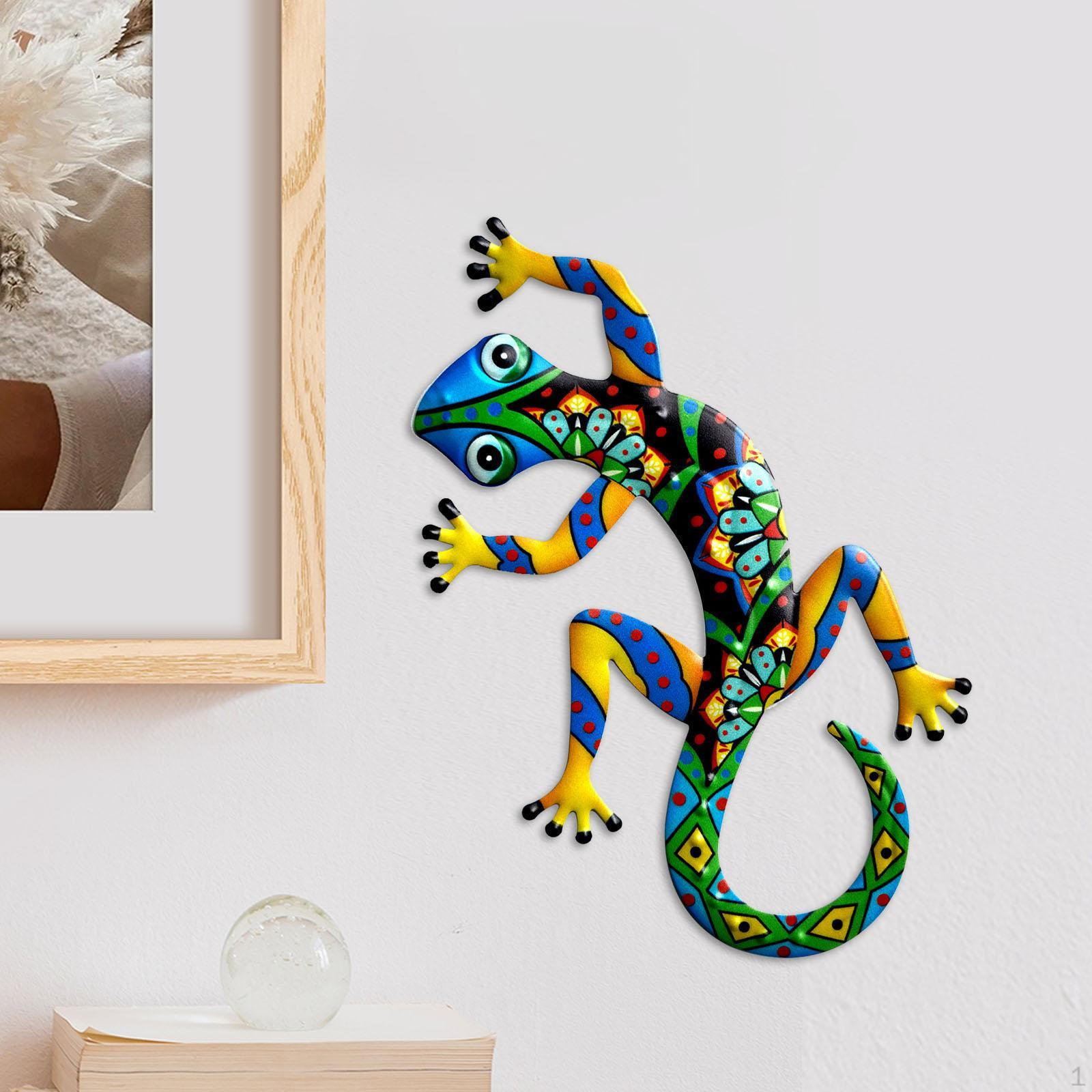 Металлическое произведение искусства Gecko для дома и сада зелёный
Металлическое произведение искусства Gecko для дома и сада зелёный