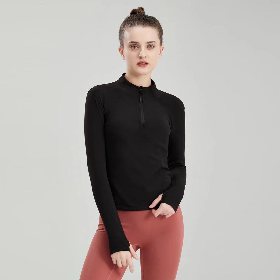 Женский облегающий быстросохнущий топ для йоги с длинным рукавом Lulu - Спортивная одежда в европейском и американском стиле XXL чёрный
Женский облегающий быстросохнущий топ для йоги с длинным рукавом Lulu - Спортивная одежда в европейском и американском стиле XXL чёрный