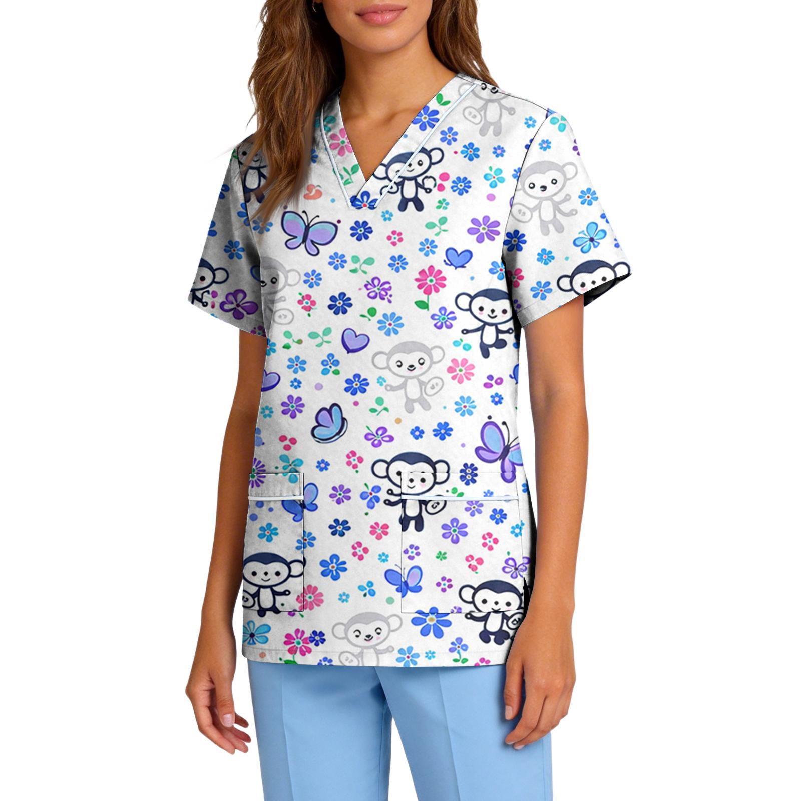 Womens Spring Tops Short Sleeve Tshirts Shirts for Women with Print Summer Shirts for Women Womens Summer Tops Dressy Casual for Work or Daily Wear M синий
Womens Spring Tops Short Sleeve Tshirts Shirts for Women with Print Summer Shirts for Women Womens Summer Tops Dressy Casual for Work or Daily Wear M синий