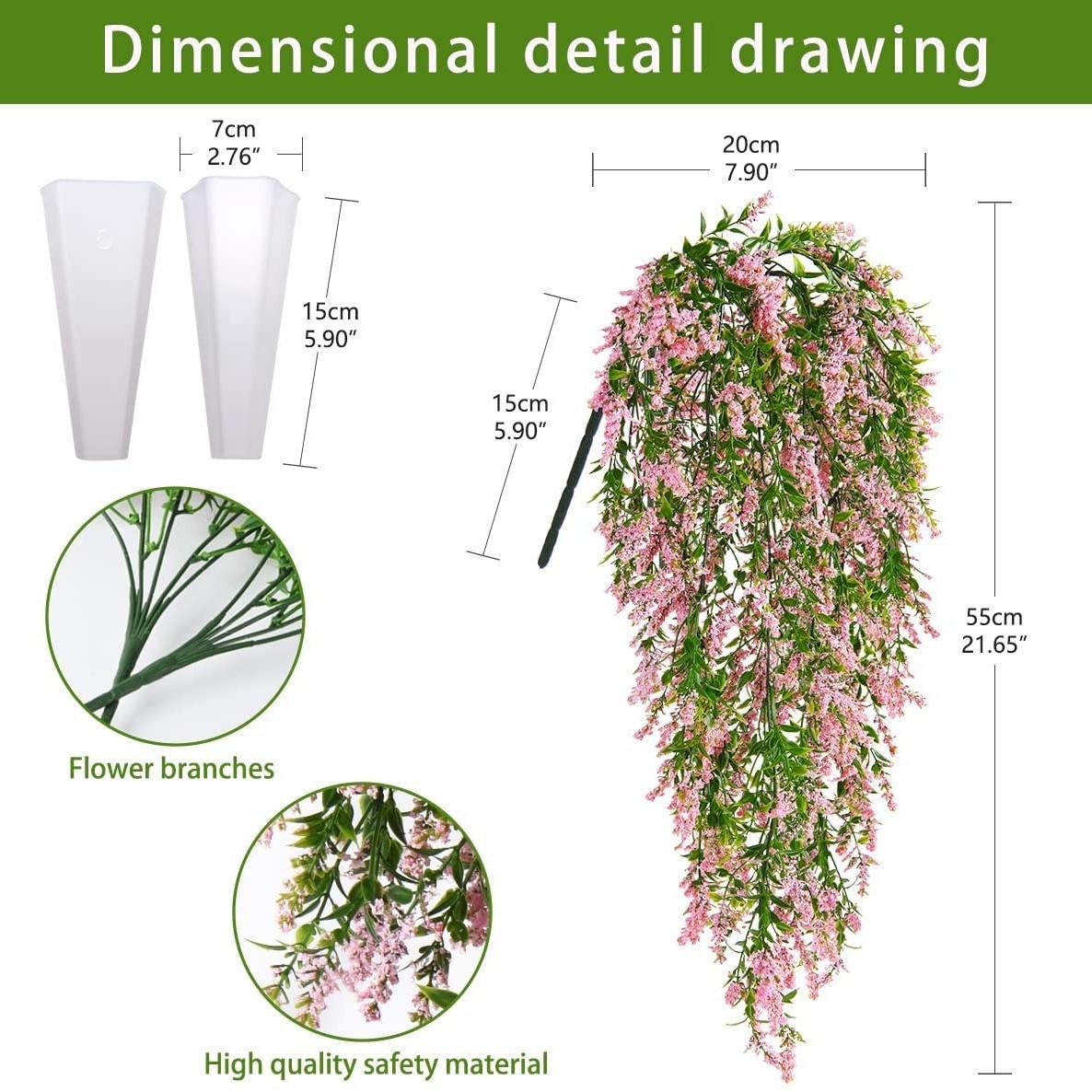 2 шт. Искусственная гирлянда из лозы, растения, искусственные подвесные цветы для свадьбы, сада, дома, горшка для подоконника, уличного двора, настенное украшение для сада 2PC розовый
2 шт. Искусственная гирлянда из лозы, растения, искусственные подвесные цветы для свадьбы, сада, дома, горшка для подоконника, уличного двора, настенное украшение для сада 2PC розовый