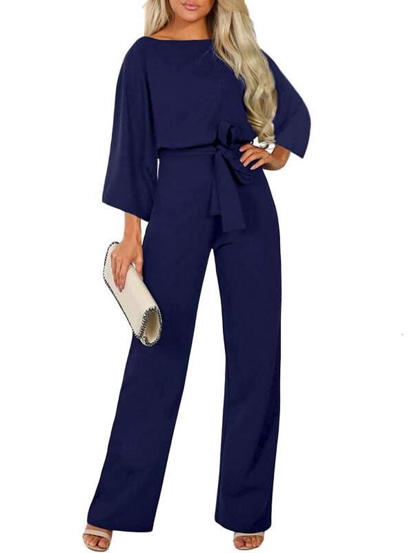 Women s Bat Sleeve Lace-Up Jumpsuit - Autumn/Winter 2019 Fashion Extra Large (XL) темно-синий
Women s Bat Sleeve Lace-Up Jumpsuit - Autumn/Winter 2019 Fashion Extra Large (XL) темно-синий