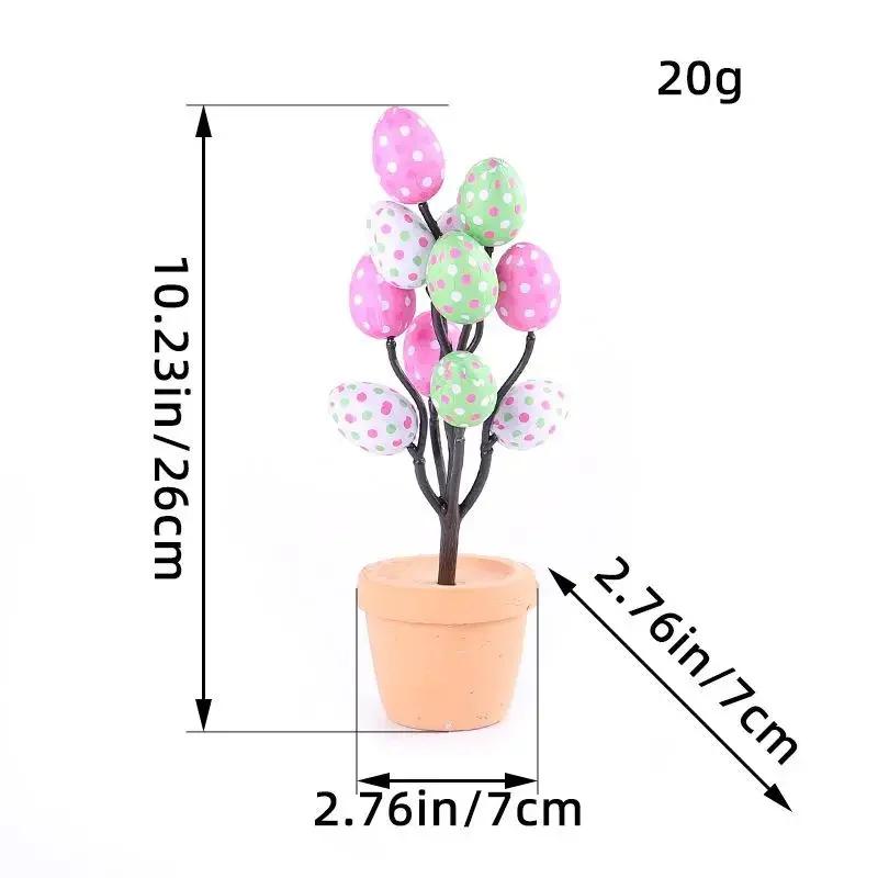 Easter Egg Tree Flowerpot Kit Colorful Foam Eggs for DIY Painting Tabletop Decor Potted Plant Ornaments Easter Party Supplies
Easter Egg Tree Flowerpot Kit Colorful Foam Eggs for DIY Painting Tabletop Decor Potted Plant Ornaments Easter Party Supplies