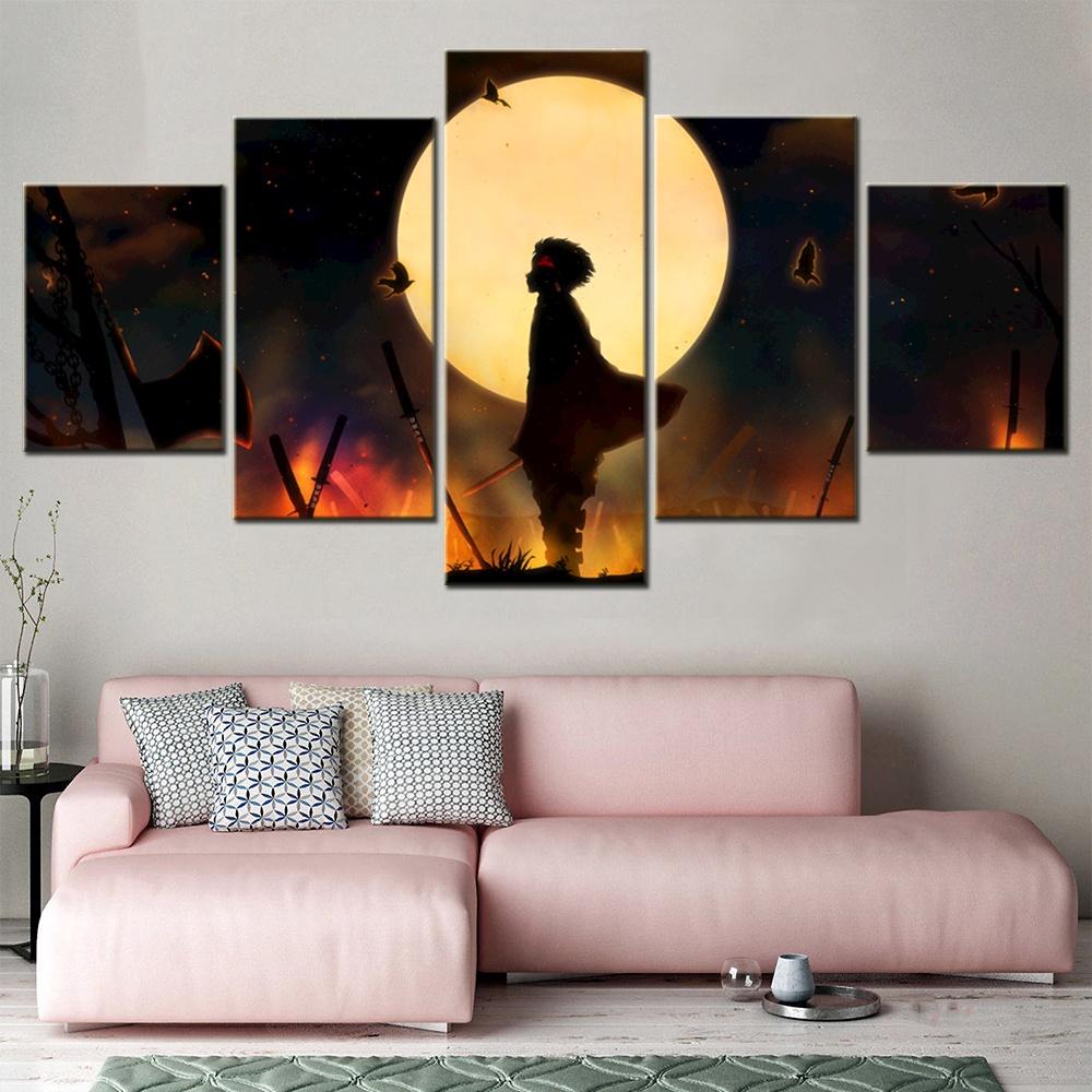 5 Pieces Canvas Wall Arts Poster Painting Animation Demon Slayer Wallpaper Home Decor Modular Picture Print Living Room Mural 20x35 20x45 20x55cm
5 Pieces Canvas Wall Arts Poster Painting Animation Demon Slayer Wallpaper Home Decor Modular Picture Print Living Room Mural 20x35 20x45 20x55cm