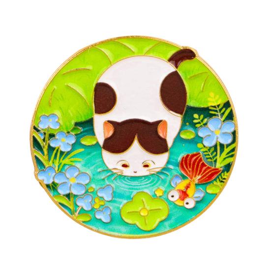 Unisex Brooch Cartoon Kitten Design Zinc Alloy Brooch Pin Bag Sweater Suit Lapel Decorative Enamel Badge Versatile Accessory зелёный
Unisex Brooch Cartoon Kitten Design Zinc Alloy Brooch Pin Bag Sweater Suit Lapel Decorative Enamel Badge Versatile Accessory зелёный