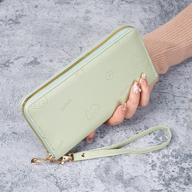 Korean version long wallet, women s fashion, simple zipper, zero wallet, large capacity, multiple card slots, card bag, women s
Korean version long wallet, women s fashion, simple zipper, zero wallet, large capacity, multiple card slots, card bag, women s