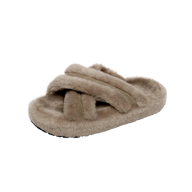 Виноградная мать того же стиля, пушистые шлепанцы на толстой подошве с перекрестным ремешком, теплая повседневная модель, женские новые модели осень-зима 2025 40
Виноградная мать того же стиля, пушистые шлепанцы на толстой подошве с перекрестным ремешком, теплая повседневная модель, женские новые модели осень-зима 2025 40