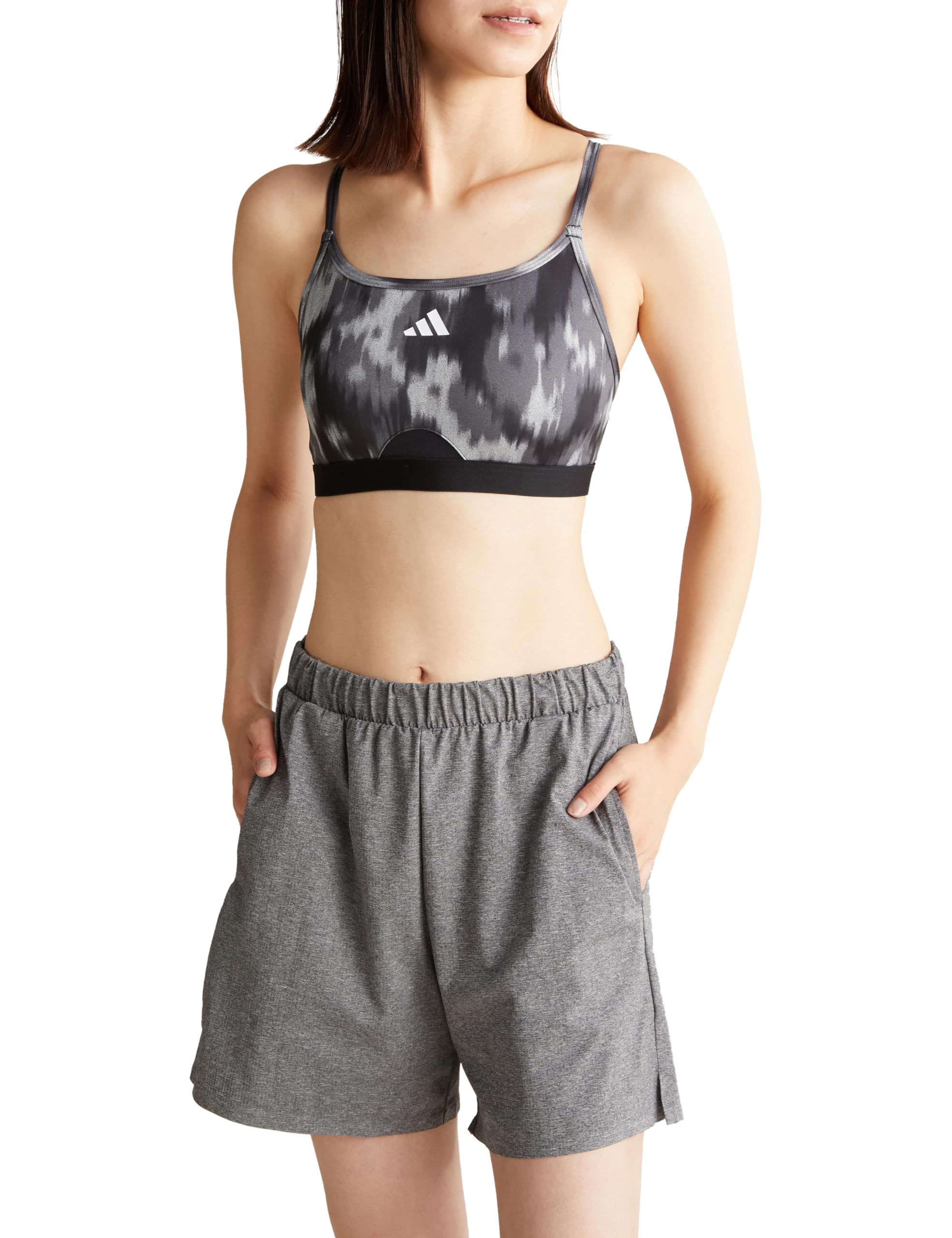 Adidas Aeroreact Training Essentials Легкая поддержка Спортивный бюстгальтер с цветочным принтом JSD13 Серый CD Женский Два/Черный (IS6734) Дж/Л
Adidas Aeroreact Training Essentials Легкая поддержка Спортивный бюстгальтер с цветочным принтом JSD13 Серый CD Женский Два/Черный (IS6734) Дж/Л