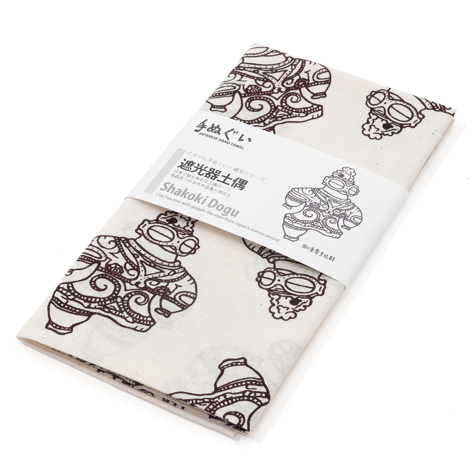 Gururin Tenugui Jomon Shade Dogu Dark Brown 35cm x 90cm Made in Japan No Bleach Generic 1 Piece
Gururin Tenugui Jomon Shade Dogu Dark Brown 35cm x 90cm Made in Japan No Bleach Generic 1 Piece