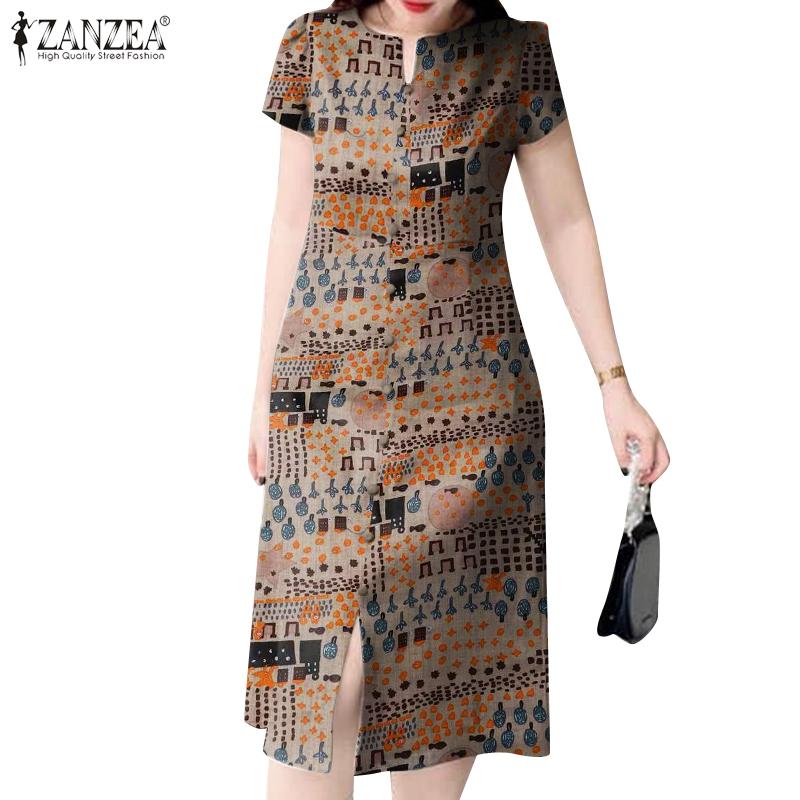 ZANZEA Женское повседневное летнее платье с v-образным вырезом и короткими рукавами M синий
ZANZEA Женское повседневное летнее платье с v-образным вырезом и короткими рукавами M синий