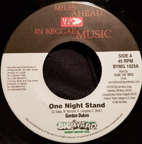 7inch Record GORDON DUKES, MARSHA - One Night Stand BYMG1025 VP Records, Big US Reggae, Ska & Dub Used
7inch Record GORDON DUKES, MARSHA - One Night Stand BYMG1025 VP Records, Big US Reggae, Ska & Dub Used