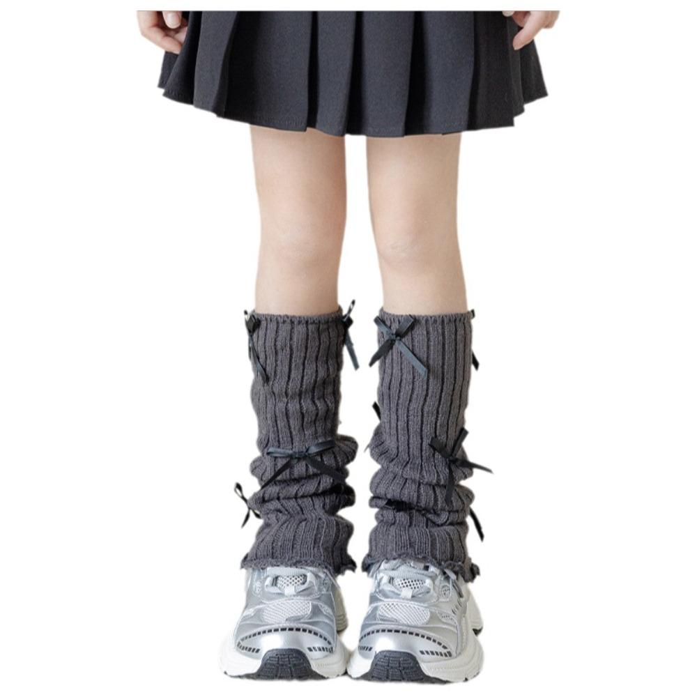 Kawaii High Elastic Kids Leg Warmers Bow Trim Sweet Style Foot Cover Knitted Lolita Style Socks Autumn Winter Season One Size
Kawaii High Elastic Kids Leg Warmers Bow Trim Sweet Style Foot Cover Knitted Lolita Style Socks Autumn Winter Season One Size