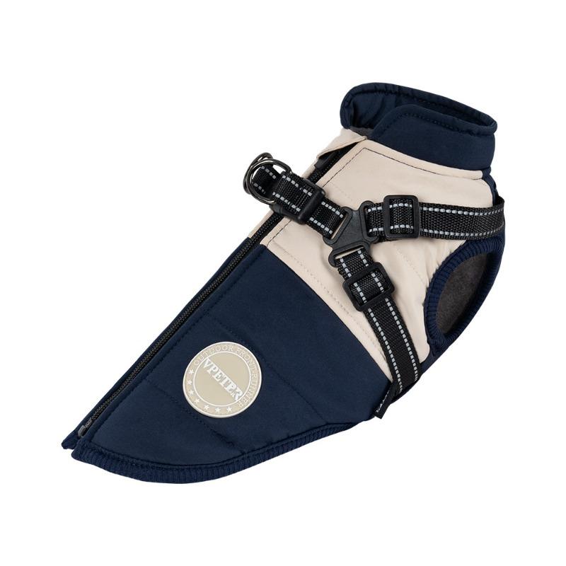 Outdoor Dog Coat with Ring Autumn Winter Dog Vest Waterproof Reflective Stripe Dogs Clothes Fleece-lined Cotton Pet Clothing M синій
Outdoor Dog Coat with Ring Autumn Winter Dog Vest Waterproof Reflective Stripe Dogs Clothes Fleece-lined Cotton Pet Clothing M синій