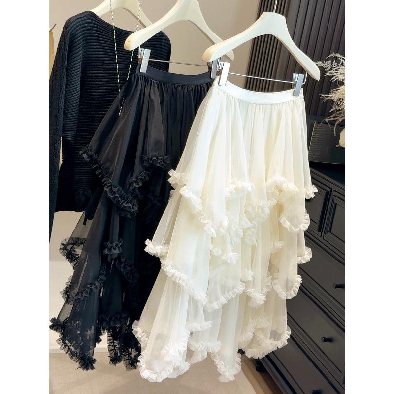 Layering irregular fungus edge splicing mesh skirt women s early spring thin fluffy A-character super fairy cake skirt One size fits all
Layering irregular fungus edge splicing mesh skirt women s early spring thin fluffy A-character super fairy cake skirt One size fits all