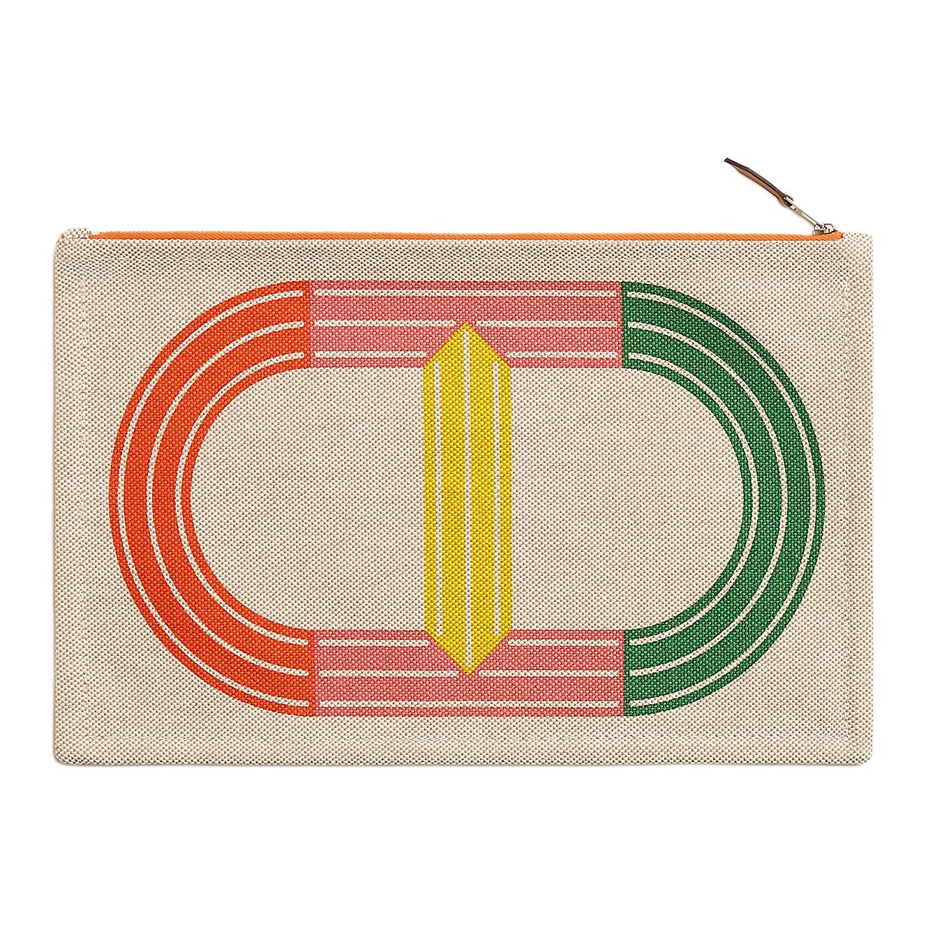 Hermes Maillons Printed Pattern Metal Palladium Coated Cotton Clutch Women clutch Yellow Rose Green H103897M01 Yellow & Rose & Green
Hermes Maillons Printed Pattern Metal Palladium Coated Cotton Clutch Women clutch Yellow Rose Green H103897M01 Yellow & Rose & Green