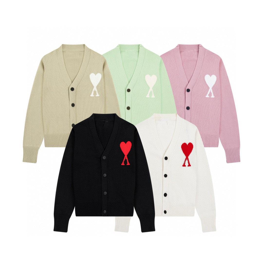 Unisex V-Neck Heart Jacquard Knitted Cardigan - Multi-button, Long-sleeved, Loose Fit for Spring and Autumn. Large
Unisex V-Neck Heart Jacquard Knitted Cardigan - Multi-button, Long-sleeved, Loose Fit for Spring and Autumn. Large