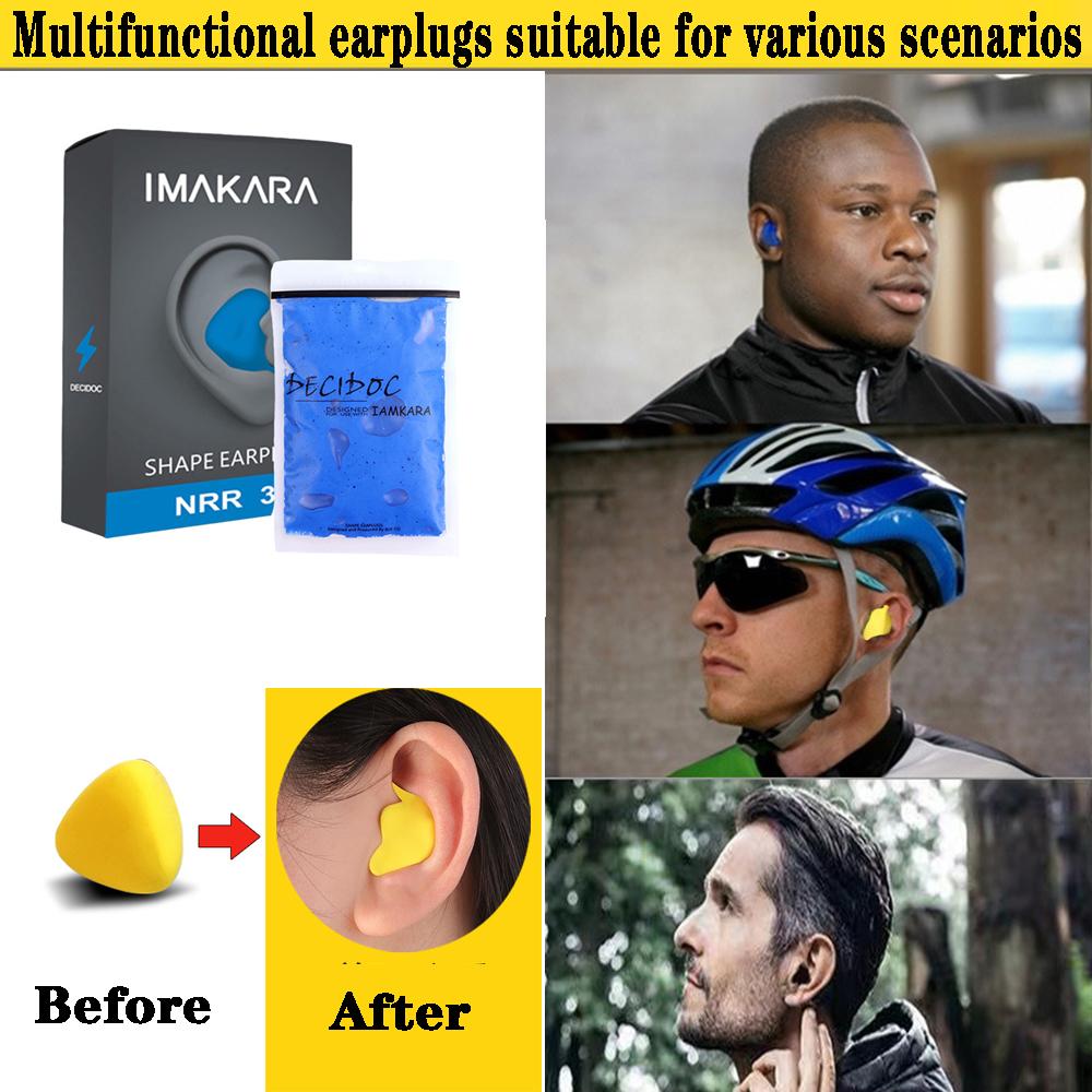 PU Sleep Aid Noise Reduction Earmuffs Ear Protection Moldable Shaped Earplugs Swimming Earplugs
PU Sleep Aid Noise Reduction Earmuffs Ear Protection Moldable Shaped Earplugs Swimming Earplugs