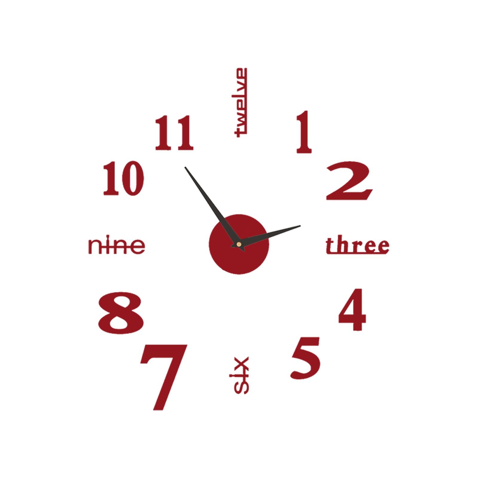 Креативные бесшумные настенные часы «сделай сам», трехмерные декоративные часы для гостиной, европейские часы One Size красный
Креативные бесшумные настенные часы «сделай сам», трехмерные декоративные часы для гостиной, европейские часы One Size красный