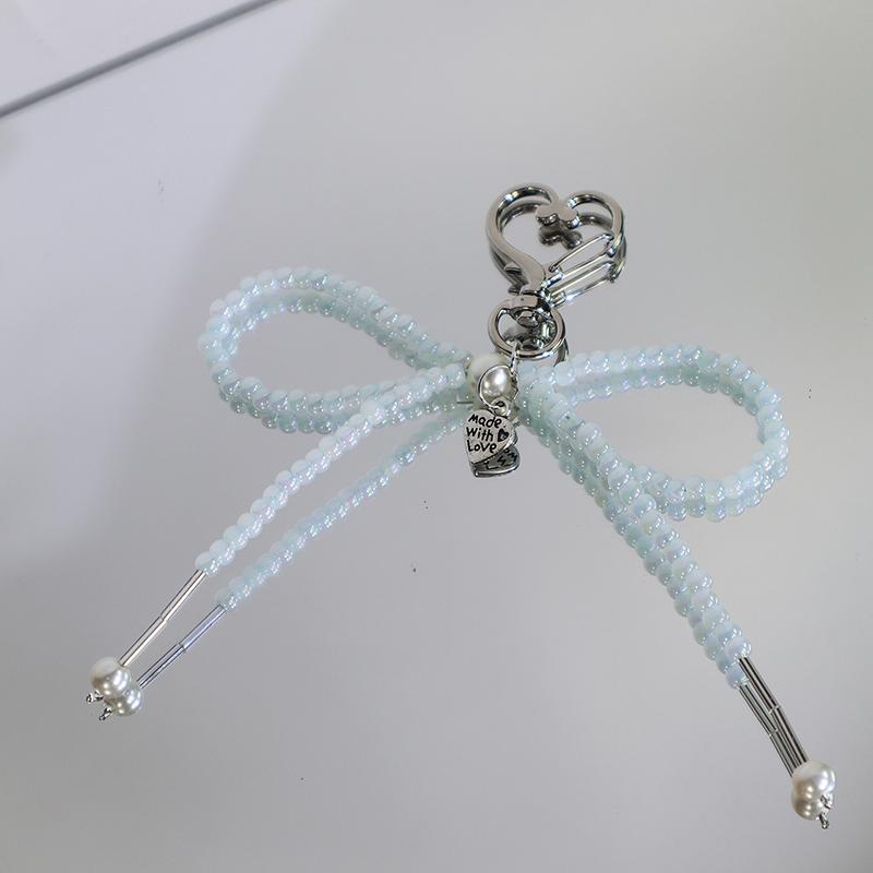 Diy Decoration For Bags And Phones Delicate Beaded Ornament Handmade Bow Shaped Keyring Heart Keychain
Diy Decoration For Bags And Phones Delicate Beaded Ornament Handmade Bow Shaped Keyring Heart Keychain