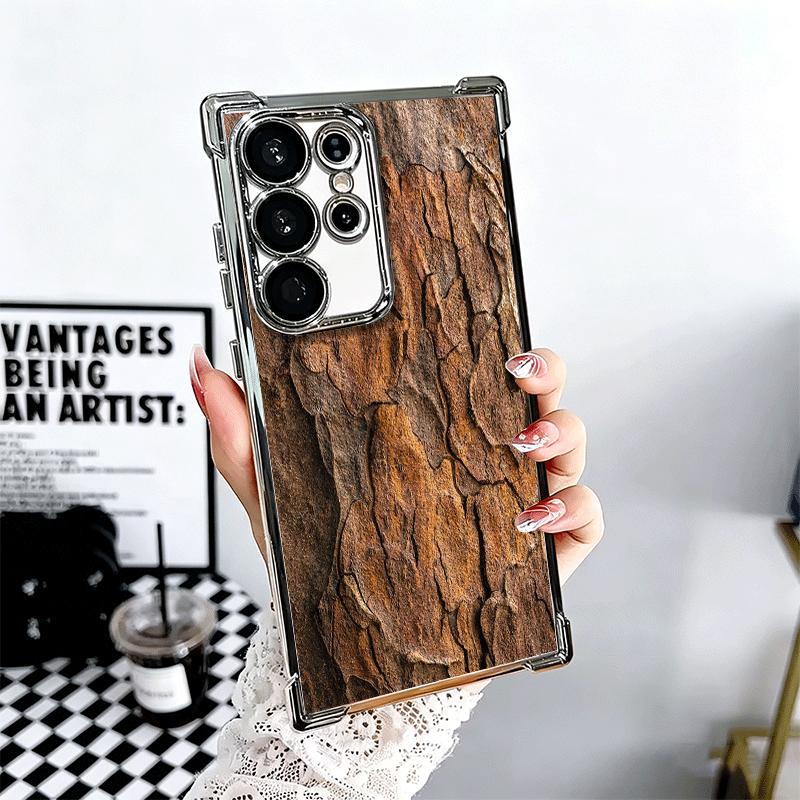 Vintage Wood Grain Pattern Soft Phone Case For Samsung Galaxy S26 Ultra S25 Edge S24 FE S23 Plus S22 S21 + S20 Plating Anti-Fall Samsung S26
Vintage Wood Grain Pattern Soft Phone Case For Samsung Galaxy S26 Ultra S25 Edge S24 FE S23 Plus S22 S21 + S20 Plating Anti-Fall Samsung S26