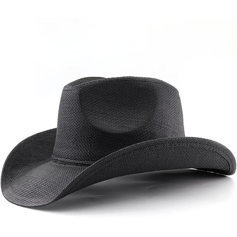 Western Cowboy Hat for Men Women Summer Wide Brim Sun Protection Retro Vintage Fashion 56-58cm чорний
Western Cowboy Hat for Men Women Summer Wide Brim Sun Protection Retro Vintage Fashion 56-58cm чорний