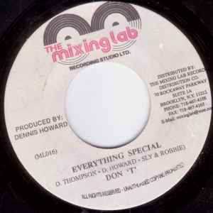 7inch Record DON T - Everything Special ML016 Mixing Lab 1998 Jamaica Reggae, Ska & Dub
7inch Record DON T - Everything Special ML016 Mixing Lab 1998 Jamaica Reggae, Ska & Dub