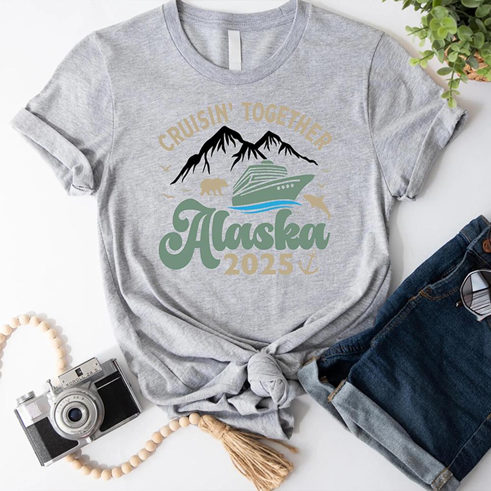 Vintage Cruising Together Alaska 2025 Comfort TShirt Alaska Cruise Print Tee Alaska Vacation Shirt Trendy Casual Streetwear 4XL
Vintage Cruising Together Alaska 2025 Comfort TShirt Alaska Cruise Print Tee Alaska Vacation Shirt Trendy Casual Streetwear 4XL