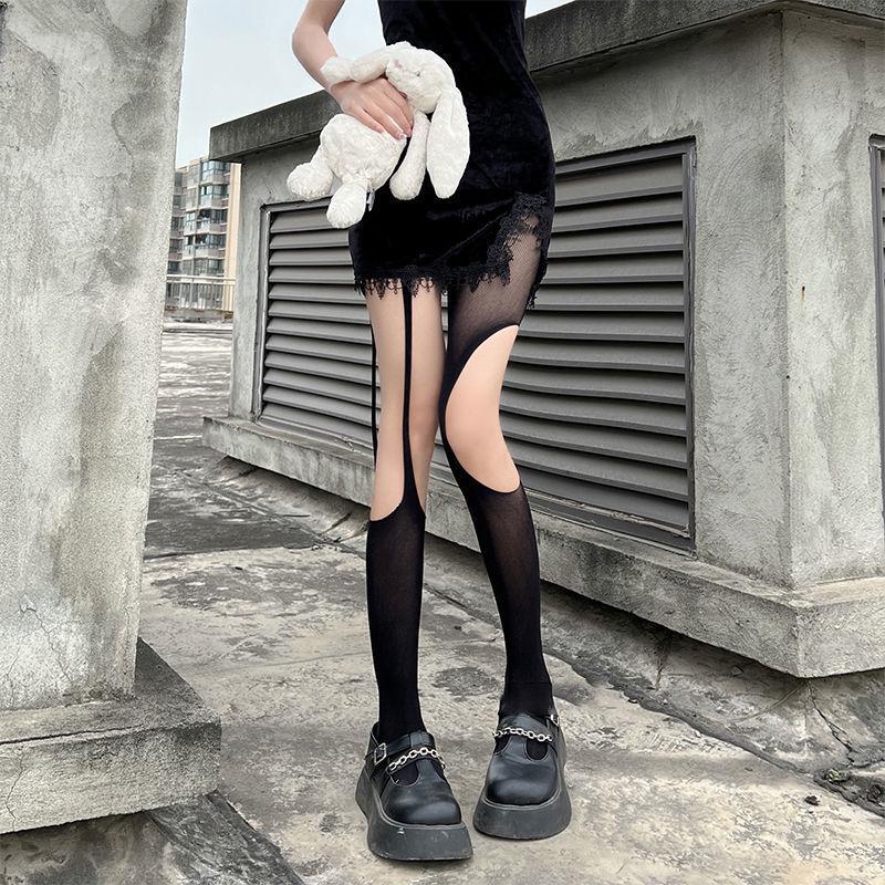 Sexy Black Sheer Mesh Stockings for Women - Summer Thin, Slimming & High Transparency Pantyhose One Size
Sexy Black Sheer Mesh Stockings for Women - Summer Thin, Slimming & High Transparency Pantyhose One Size