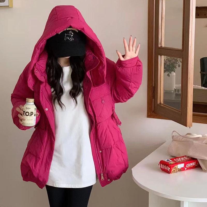 Hooded white duck down jacket women s 2024 winter new waist and thin warm jacket S
Hooded white duck down jacket women s 2024 winter new waist and thin warm jacket S