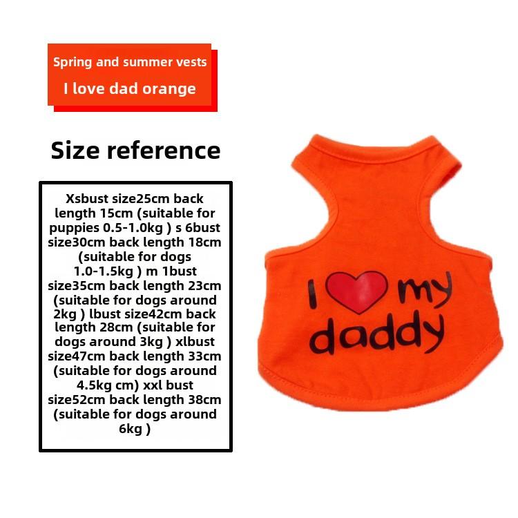 Жилет для питомцев весна-лето, жилет I Love Mommy, жилет для питомцев в виде медвежонка-померанца XXL
Жилет для питомцев весна-лето, жилет I Love Mommy, жилет для питомцев в виде медвежонка-померанца XXL