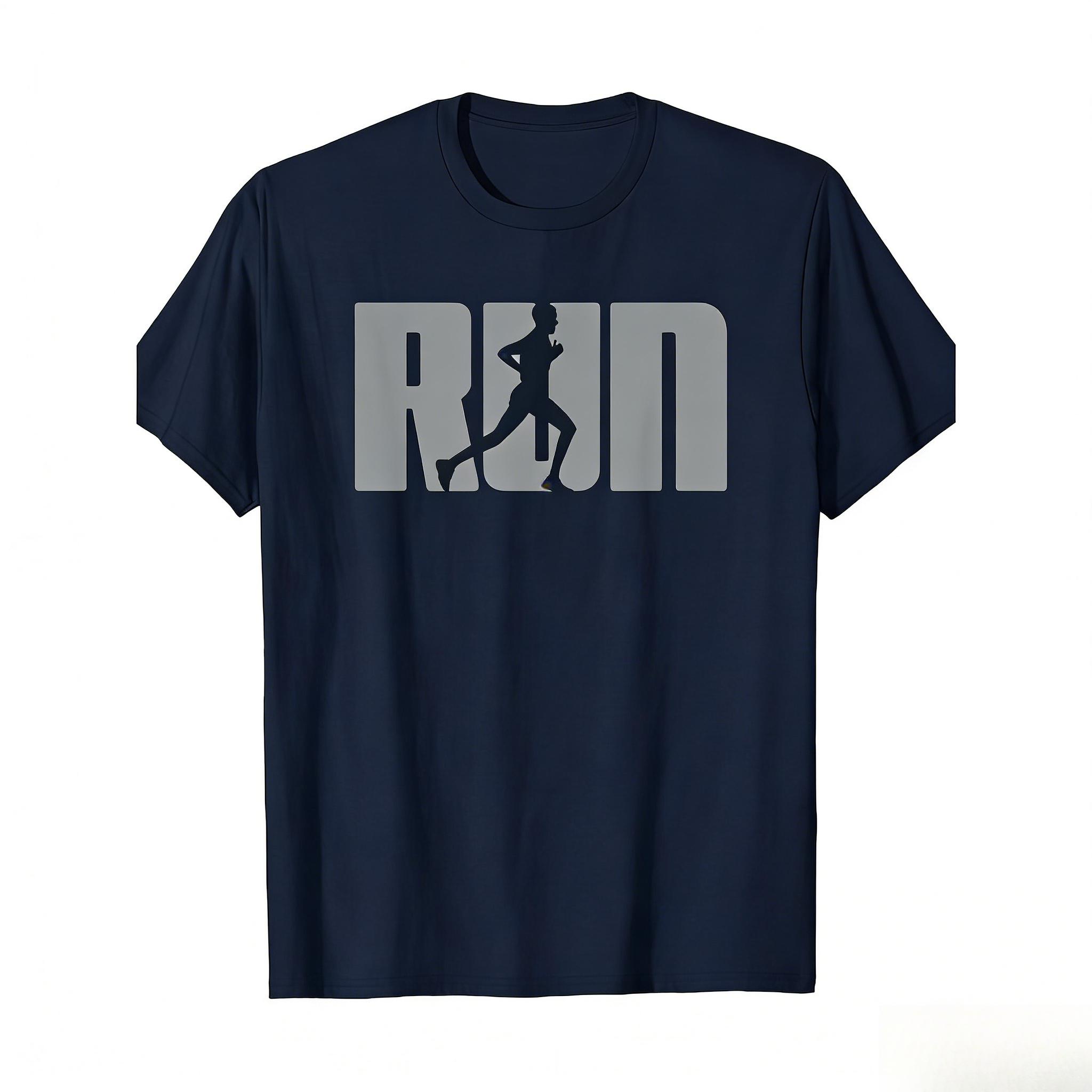 Mens Running Tshirt Cotton Short Sleeved Printed Casual Tshirt Round Neck Sports Shirt White Run Print and Runner Silhouette 4XL
Mens Running Tshirt Cotton Short Sleeved Printed Casual Tshirt Round Neck Sports Shirt White Run Print and Runner Silhouette 4XL