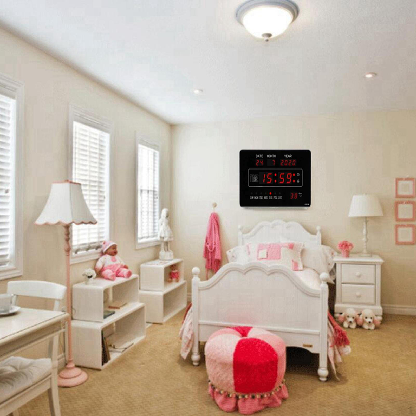 Display LED Digital Bedside Clock Easy to Read, Show Indoor Temperature
Display LED Digital Bedside Clock Easy to Read, Show Indoor Temperature