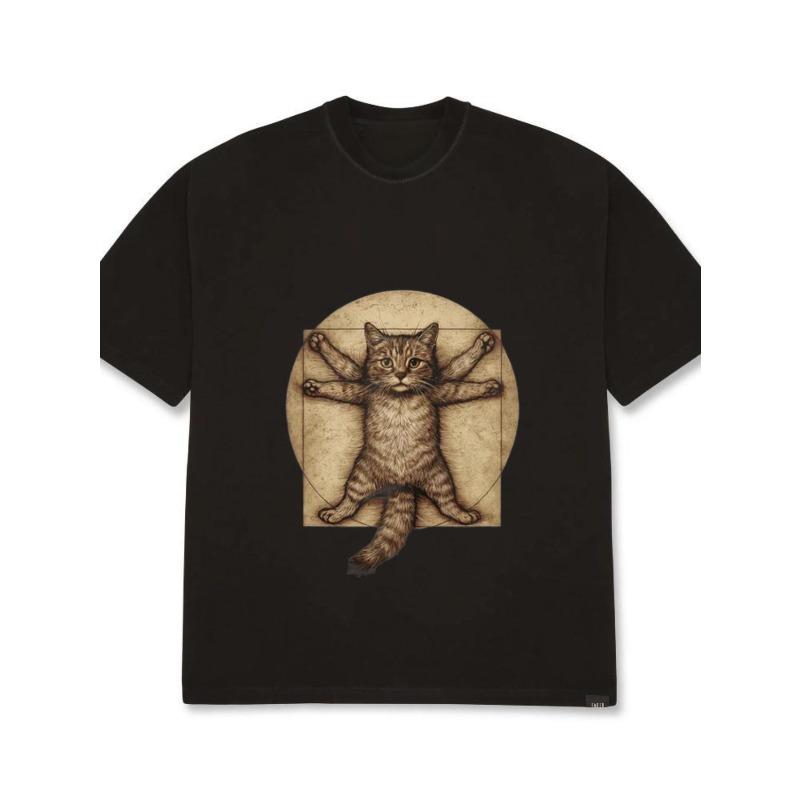 Футболка оверсайз с графическим принтом «Черный кот» для мужчин, женщин, на каждый день, уличная одежда, искусство с заявлением XXXXL чёрный
Футболка оверсайз с графическим принтом «Черный кот» для мужчин, женщин, на каждый день, уличная одежда, искусство с заявлением XXXXL чёрный