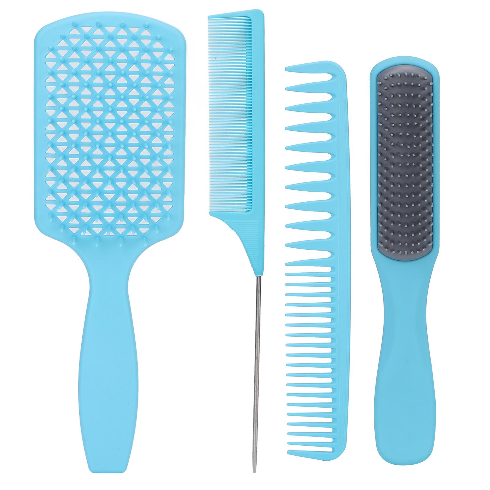 4 шт., набор кистей для волос, полая расческа, расческа для хвоста, тонкие широкие зубы, массаж головы, набор расчесок для укладки волос Blue Box Packed
4 шт., набор кистей для волос, полая расческа, расческа для хвоста, тонкие широкие зубы, массаж головы, набор расчесок для укладки волос Blue Box Packed