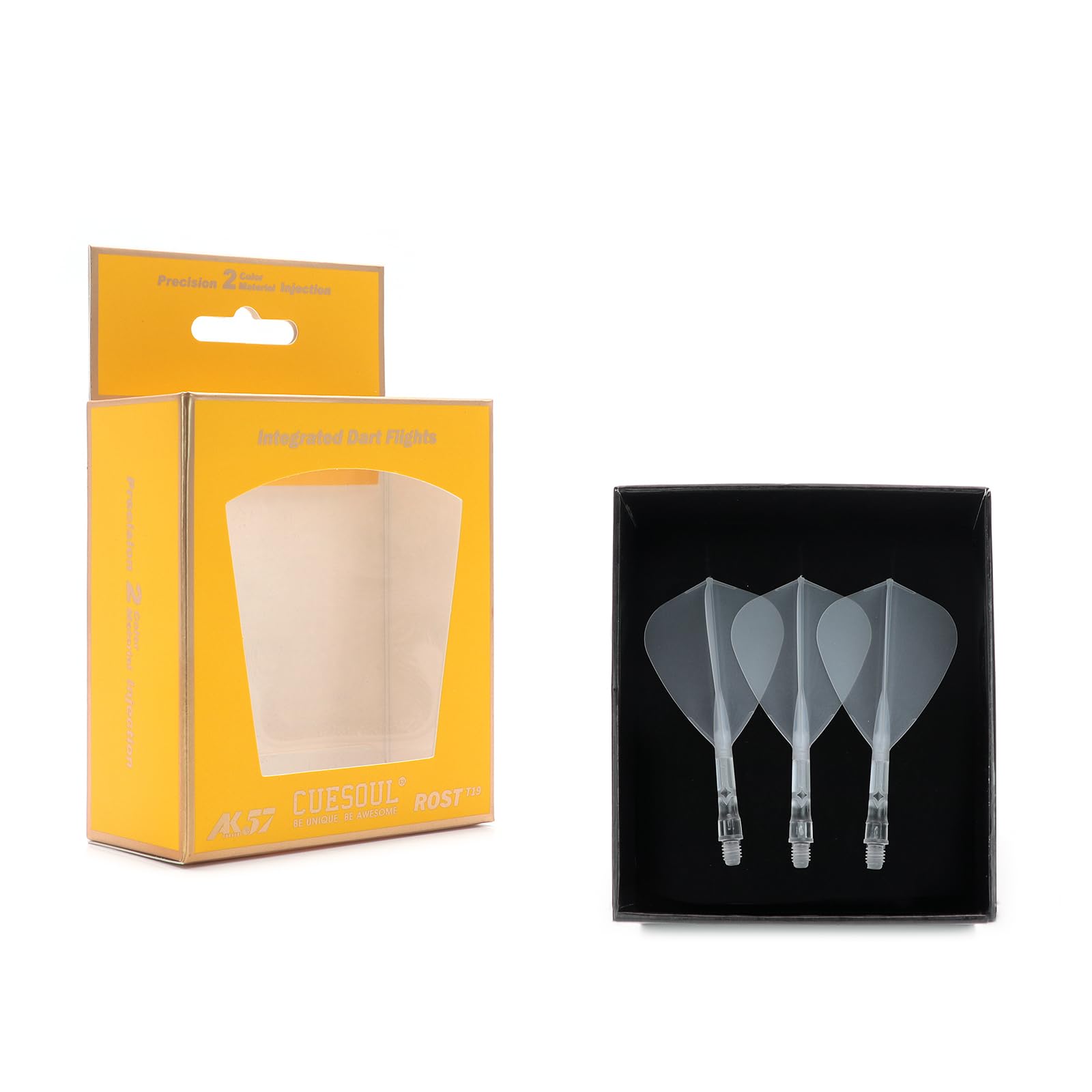 CUESOUL ROSTAK57 T19 Series Color Dual Material Mix Shaft Integrated Flight Kite Shape Series Set of 3 Two-Tone (Clear) CS-AK57FZ9-7S
CUESOUL ROSTAK57 T19 Series Color Dual Material Mix Shaft Integrated Flight Kite Shape Series Set of 3 Two-Tone (Clear) CS-AK57FZ9-7S