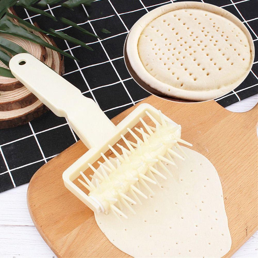 Hangable Pizza Dough Puncher Handle Pie Needle Wheels Portable Pizza Roller Pin Cookie L
Hangable Pizza Dough Puncher Handle Pie Needle Wheels Portable Pizza Roller Pin Cookie L