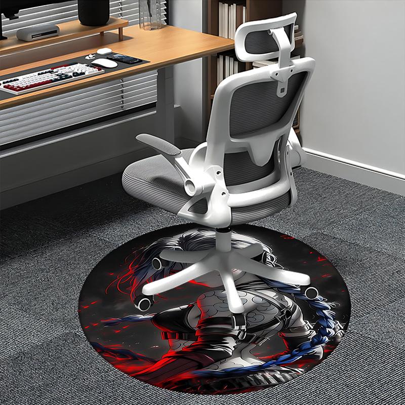 Jinx (League of Legends) Chair mat Round Rug-Office carpet, Machine Washable, Non-slip, Suitable for Living Rooms, Bedrooms 80cm
Jinx (League of Legends) Chair mat Round Rug-Office carpet, Machine Washable, Non-slip, Suitable for Living Rooms, Bedrooms 80cm