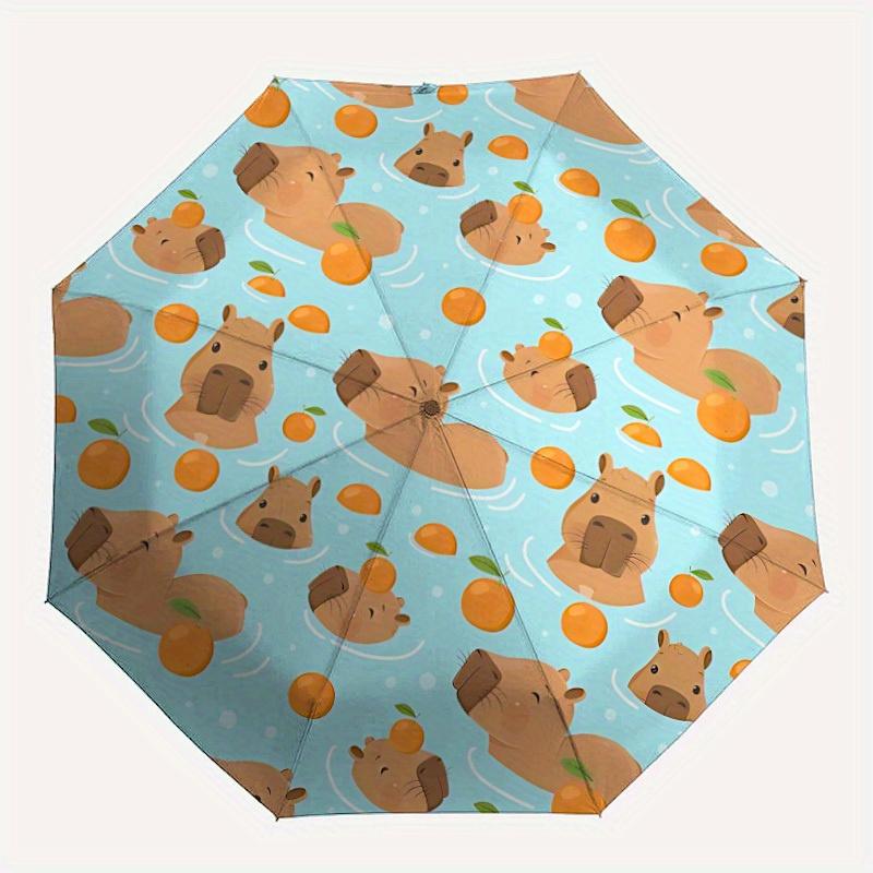1pc Capybara, Oranges Automatic Umbrella 8-Bone Design Compact Gear for Outdoor Travel, Perfect Holiday Gift yy250827090
1pc Capybara, Oranges Automatic Umbrella 8-Bone Design Compact Gear for Outdoor Travel, Perfect Holiday Gift yy250827090