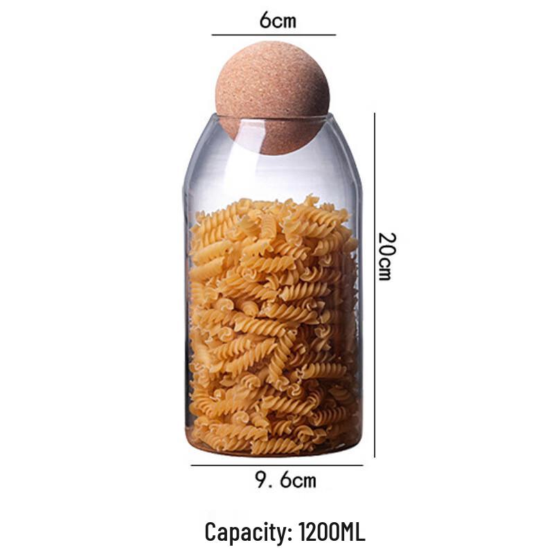 Shangqi Glass Storage Jars with Wooden Lids
Shangqi Glass Storage Jars with Wooden Lids