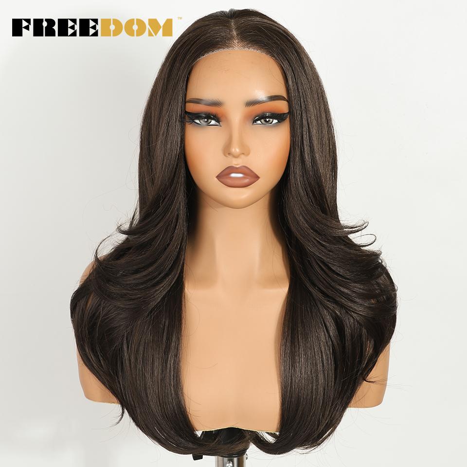 FREEDOM Synthetic Lace Front Wigs For Women 20 Inch Ombre Blonde Wavy Layered Wig 6X4 Pre Plucked Wear And Go Glueless Lace Wigs (as the picture,20inches)
FREEDOM Synthetic Lace Front Wigs For Women 20 Inch Ombre Blonde Wavy Layered Wig 6X4 Pre Plucked Wear And Go Glueless Lace Wigs (as the picture,20inches)