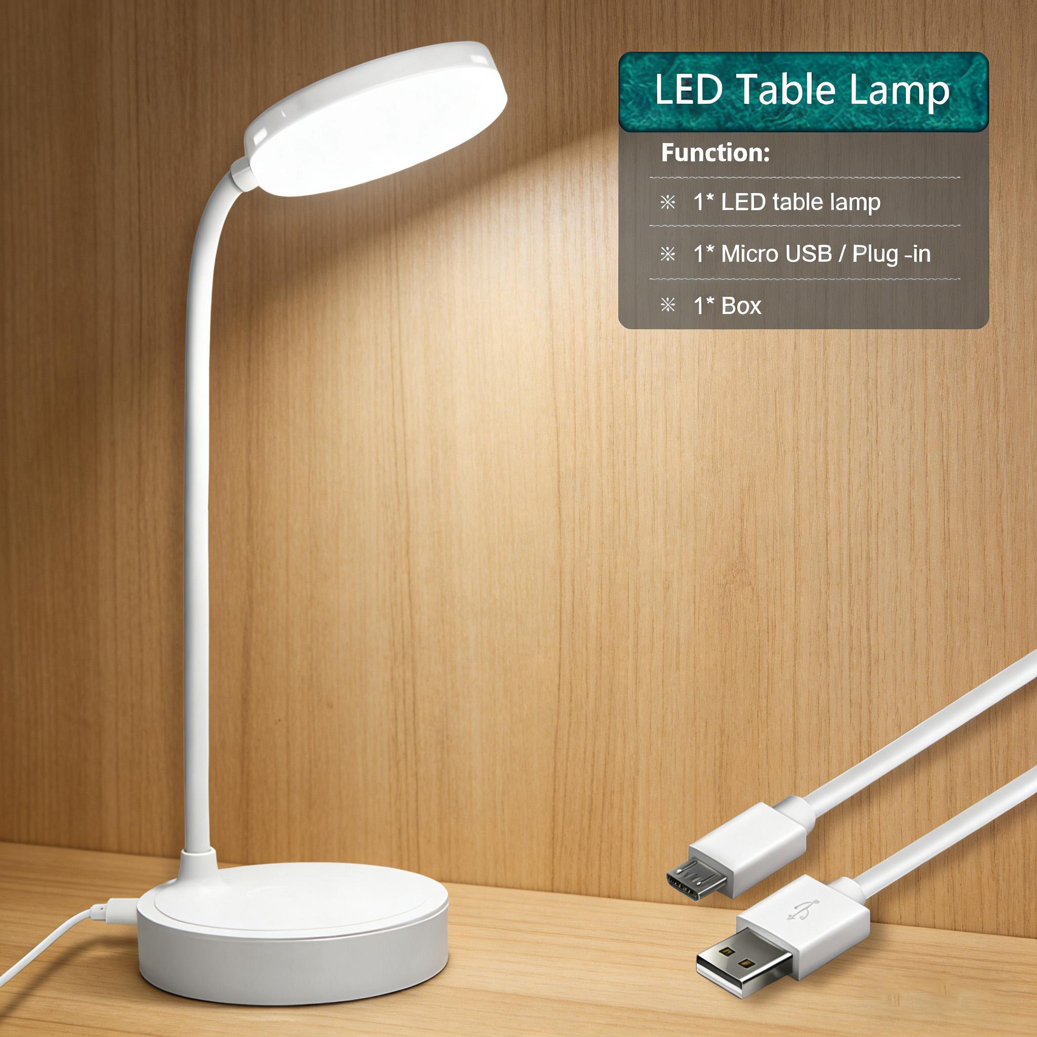 Portable LED Desk Lamp USB Plug Rechargeable 360° Lighting Eye Protection Room Night Light Bedroom Bedside Student Reading Lamp
Portable LED Desk Lamp USB Plug Rechargeable 360° Lighting Eye Protection Room Night Light Bedroom Bedside Student Reading Lamp