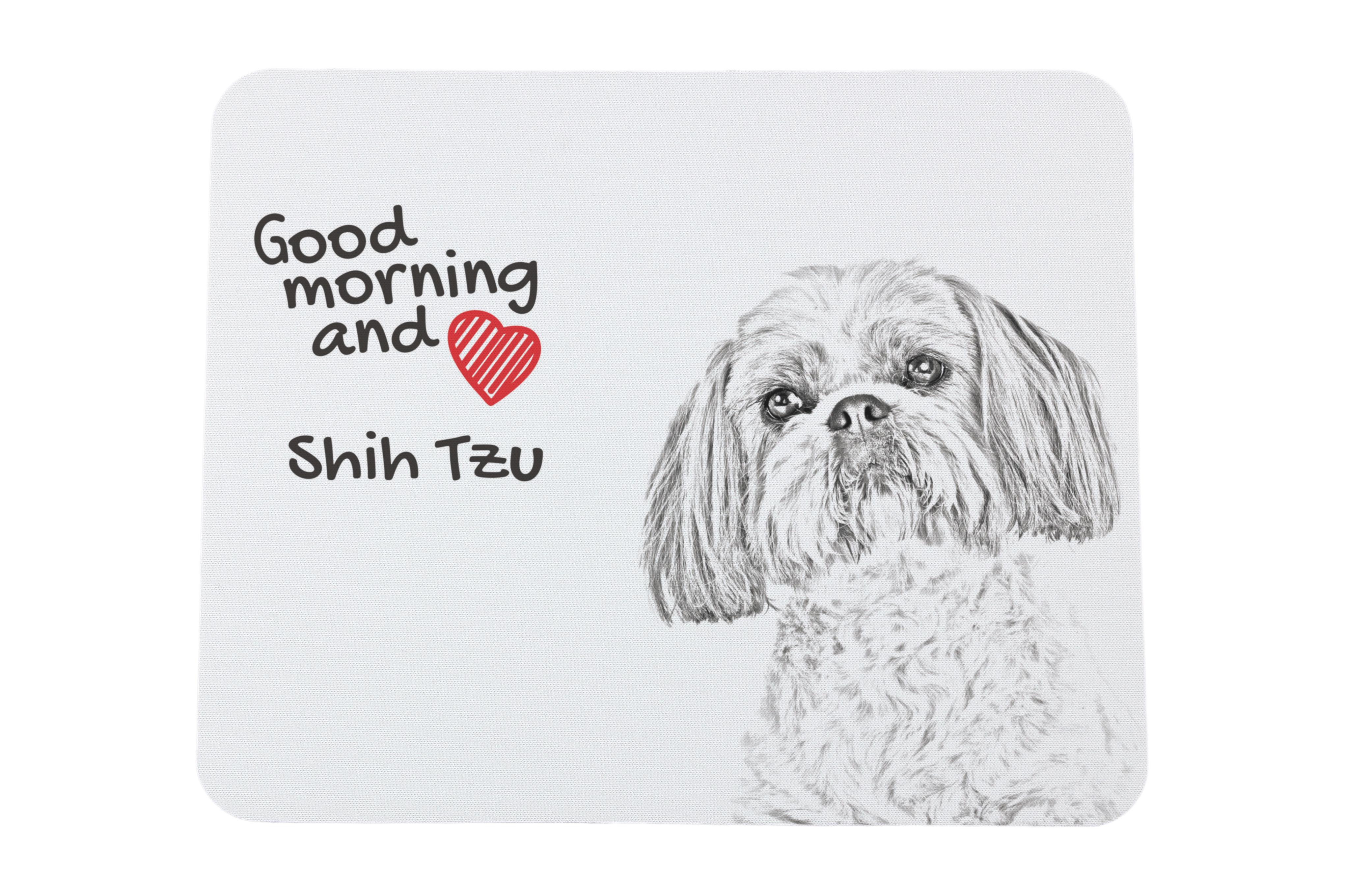 Shih Tzu, Chrysanthemum Dog - mouse pad with print, personalized dog-themed mouse pad, unique gadget for an office worker by Art-Dog brand білий
Shih Tzu, Chrysanthemum Dog - mouse pad with print, personalized dog-themed mouse pad, unique gadget for an office worker by Art-Dog brand білий