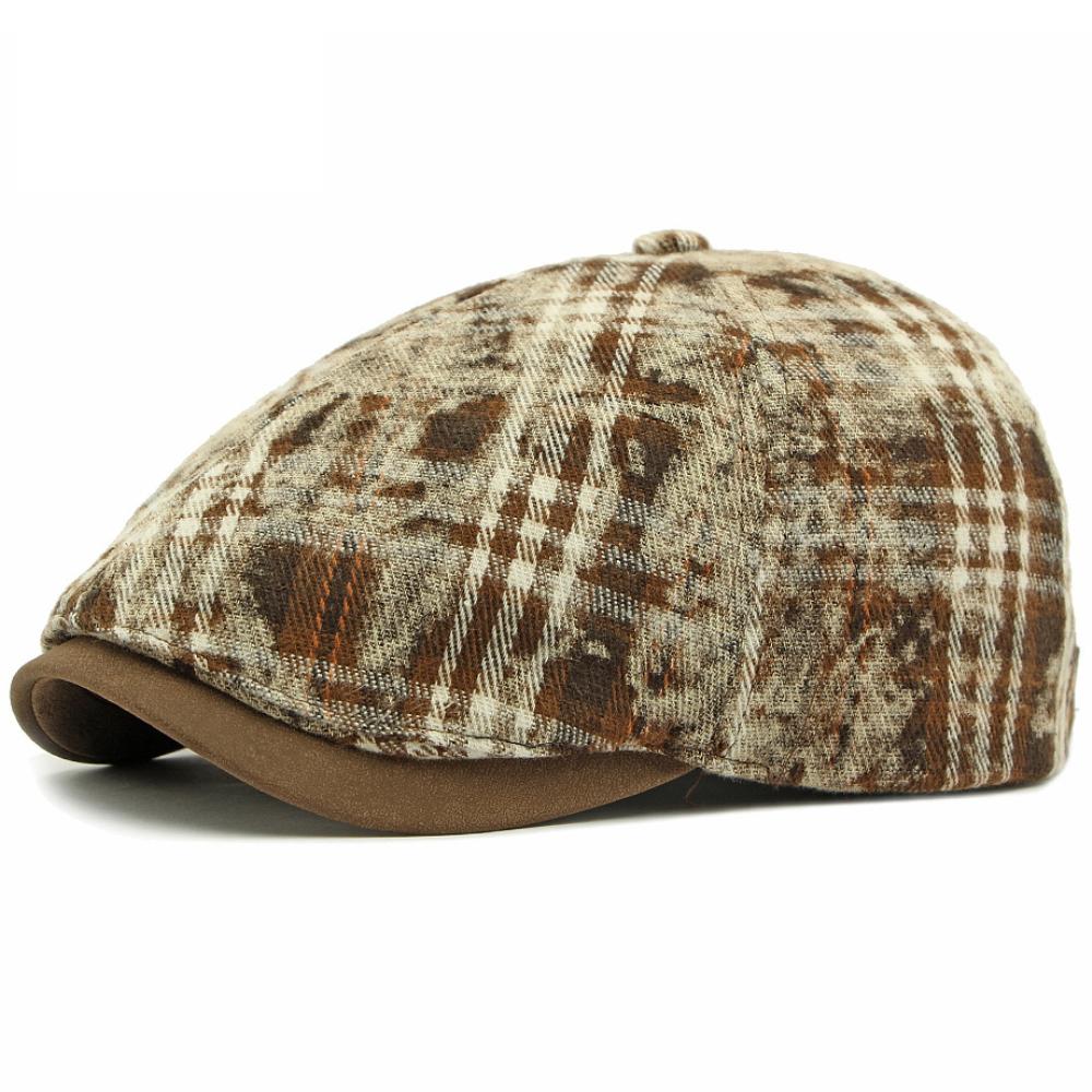 HT4861 Berets for Men Women Vintage Plaid Artist Painter Beret Hat Male Female Ivy Flat Cap Spring Autumn Adjustable Beret Caps 55-60cm Adjustable
HT4861 Berets for Men Women Vintage Plaid Artist Painter Beret Hat Male Female Ivy Flat Cap Spring Autumn Adjustable Beret Caps 55-60cm Adjustable