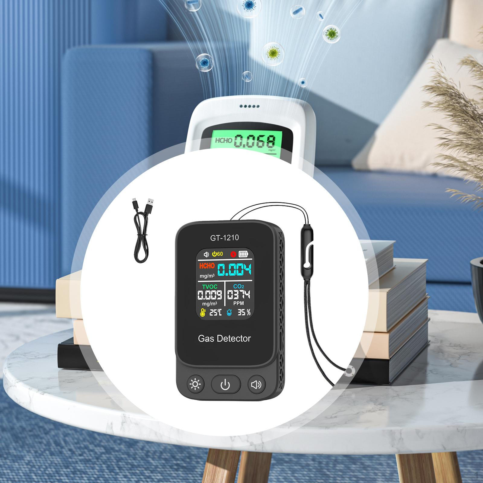 Air Quality Tester Multifunctional CO2 Detection for Kitchen Warehouse House чорний
Air Quality Tester Multifunctional CO2 Detection for Kitchen Warehouse House чорний