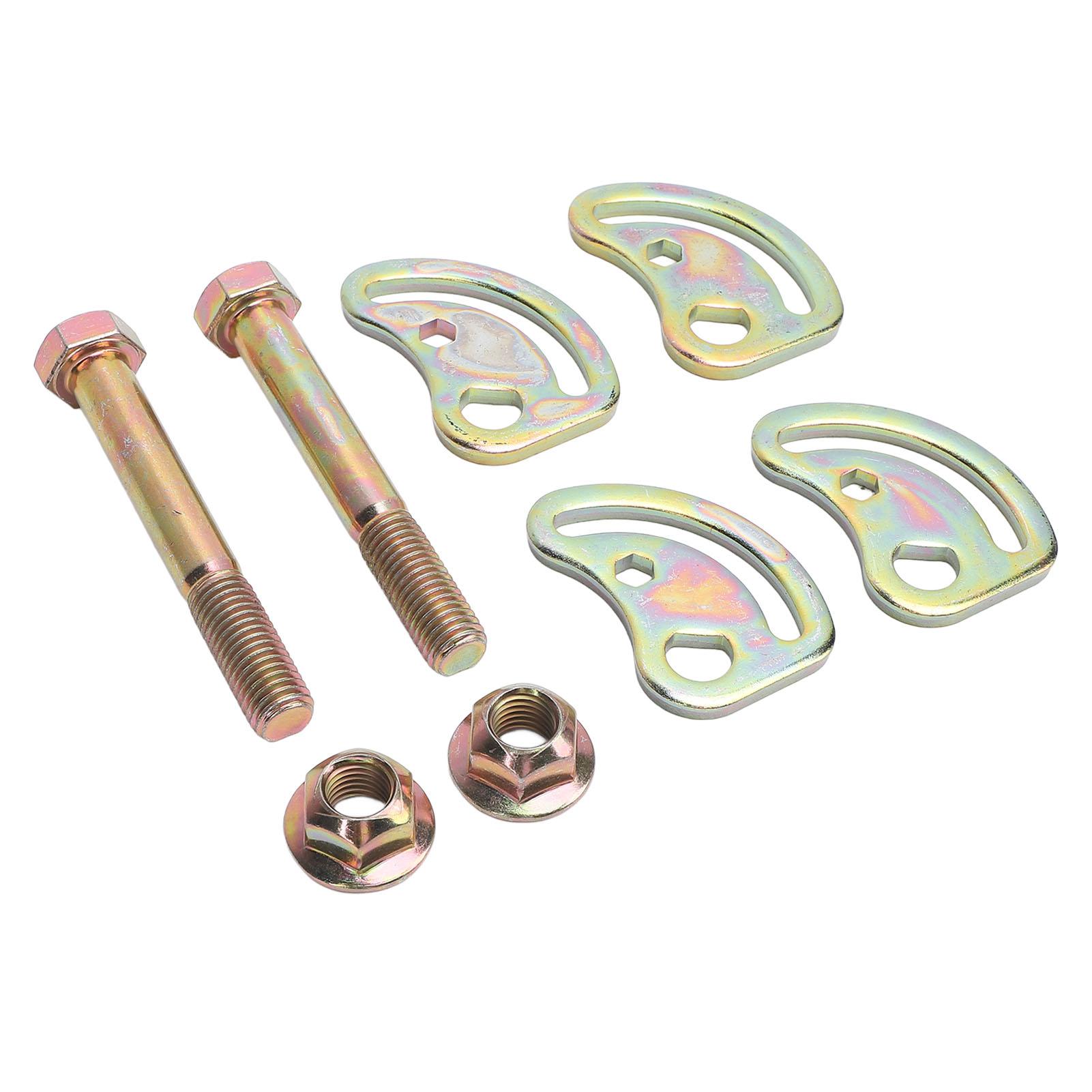 2PCS Upper Control Arm Camber Kit Iron + 1.5 Degree Camber Bolt Adjusting Kit Replacement for XL 1500 2500 Plated color
2PCS Upper Control Arm Camber Kit Iron + 1.5 Degree Camber Bolt Adjusting Kit Replacement for XL 1500 2500 Plated color
