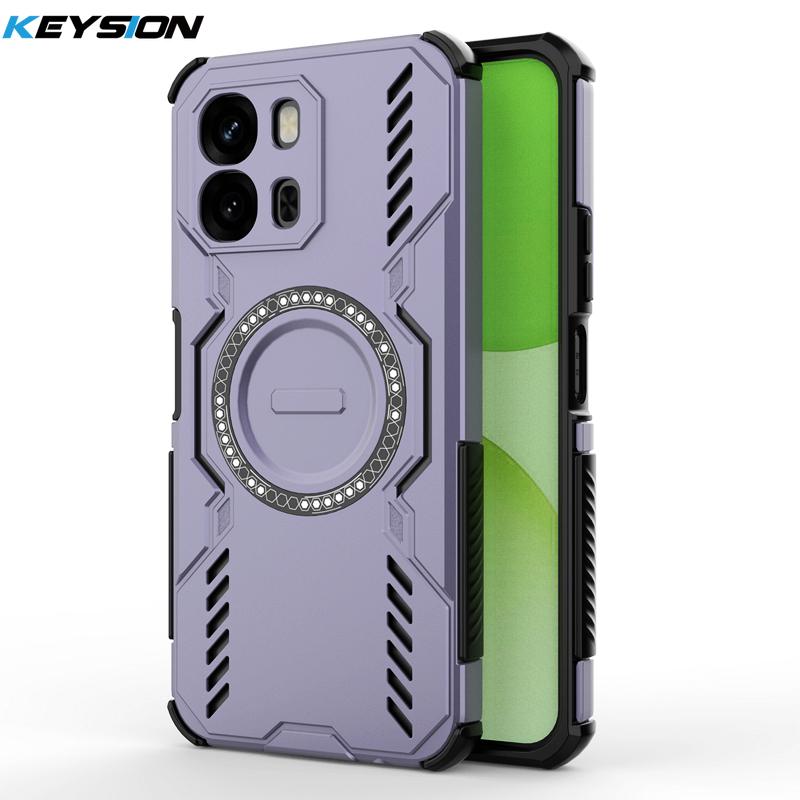 KEYSION Hollow Heat Dissipation Case for OPPO A6x 5G A6 A6t Pro A6s 5G Soft Silicone+PC Magnetic Cooling Shockproof Phone Cover for OPPO A6t Pro фіолетовий
KEYSION Hollow Heat Dissipation Case for OPPO A6x 5G A6 A6t Pro A6s 5G Soft Silicone+PC Magnetic Cooling Shockproof Phone Cover for OPPO A6t Pro фіолетовий