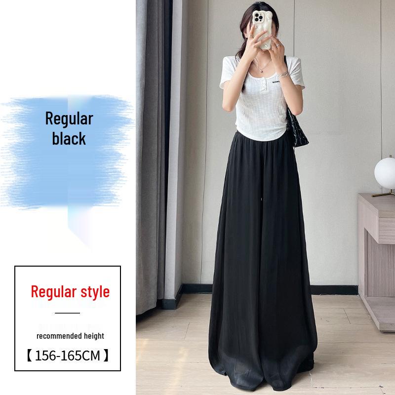 Women s 2026 High-Waisted Glazed Gauze Ice Silk Skirt Pants - Spring/Summer Sun Protection, Thin Floor-Length Design Small
Women s 2026 High-Waisted Glazed Gauze Ice Silk Skirt Pants - Spring/Summer Sun Protection, Thin Floor-Length Design Small