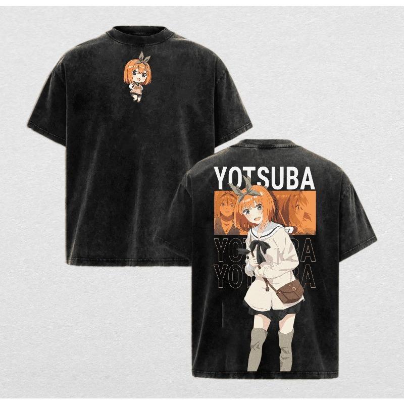 Harajuku Anime Yotsuba T-shirt The Quintessential Quintuplets Washed T Shirt Short Sleeve Cotton Tees Tops Men Women Clothing XXL чорний
Harajuku Anime Yotsuba T-shirt The Quintessential Quintuplets Washed T Shirt Short Sleeve Cotton Tees Tops Men Women Clothing XXL чорний