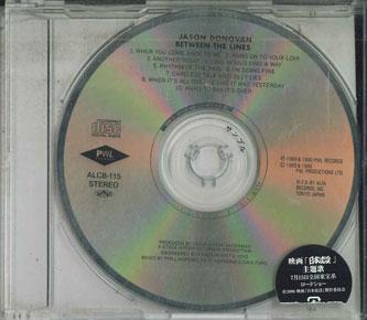 CD JASON DONOVAN - Between The Lines ALCB115PROMO PWL Records 1990 Japan Dance & Electronica Used
CD JASON DONOVAN - Between The Lines ALCB115PROMO PWL Records 1990 Japan Dance & Electronica Used
