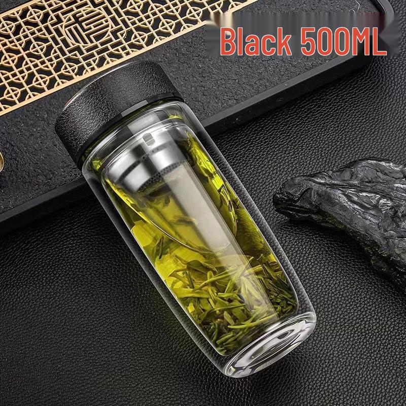 OLOEY Double-Layer Insulated Borosilicate Glass Portable Cup
OLOEY Double-Layer Insulated Borosilicate Glass Portable Cup