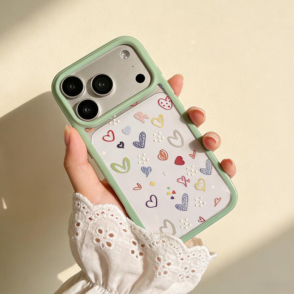 Colorful Hearts Phone Case for iPhone 17 Pro - Drop-Proof Transparent Cover for Apple 16/15/14 iPhone 15 Plus
Colorful Hearts Phone Case for iPhone 17 Pro - Drop-Proof Transparent Cover for Apple 16/15/14 iPhone 15 Plus